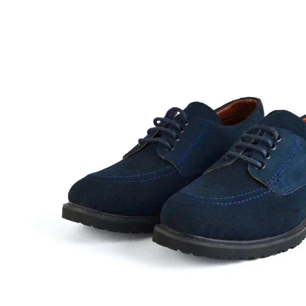 leather Smart Casual Shoes - S-1001 blue