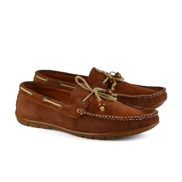LEATHER MOCCASIN SHOES - M400