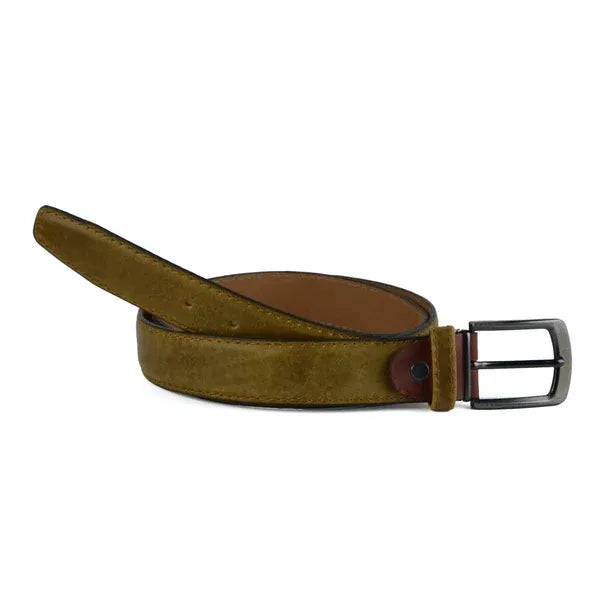 Leather Semi formal belt -B-11 oily