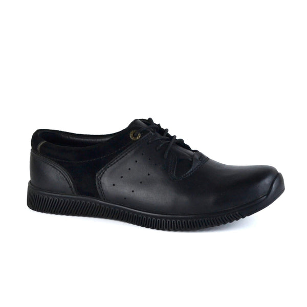 leather Sneaker  - 6000 BLACK