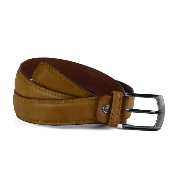 Leather Semi formal belt - 2B-113 havan