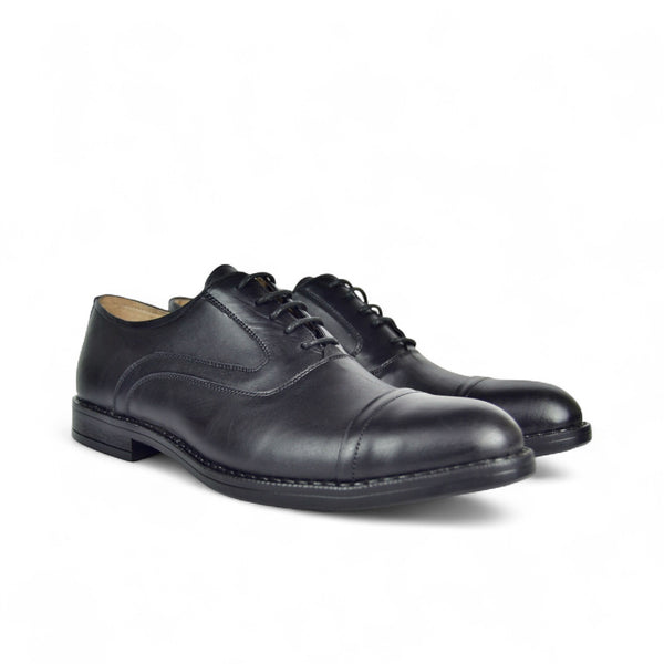Cap-Toe Derby - Black