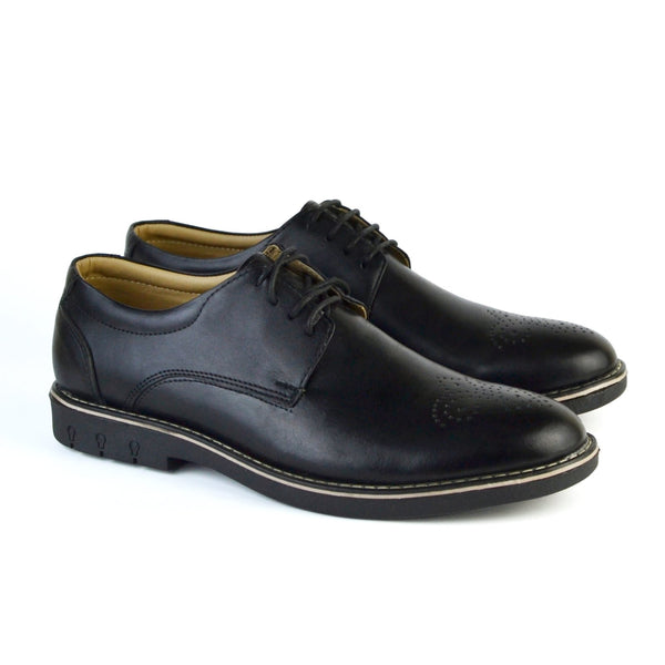 leather Smart Casual Shoes - 2003 black