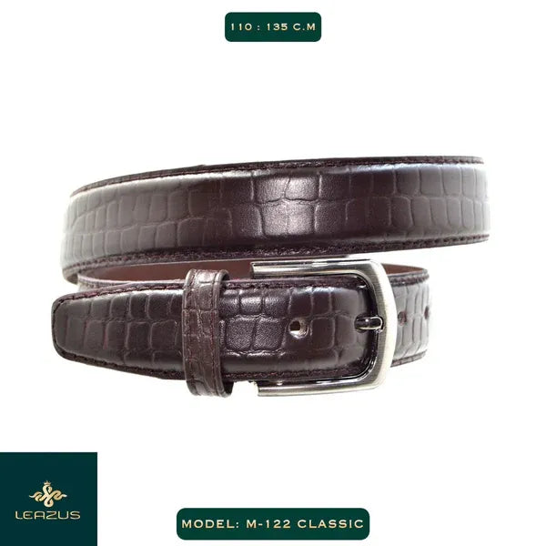 Leather classic belt - M-122