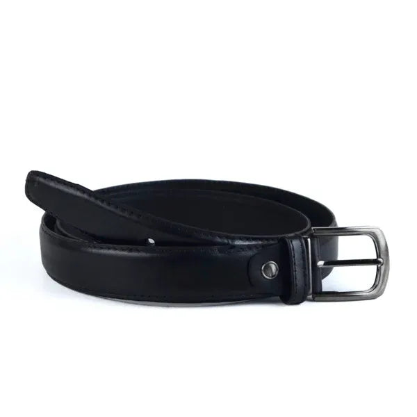 Leather classic belt - B-121 BLAC