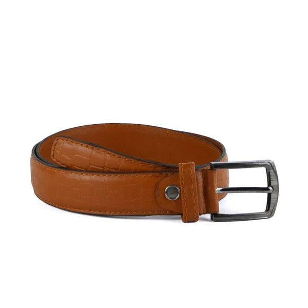 Leather classic belt - CROC HAVAN