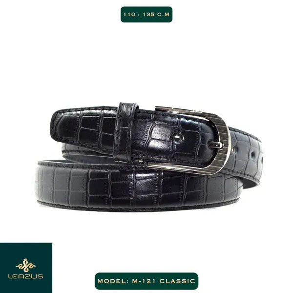 Leather classic belt - M-121