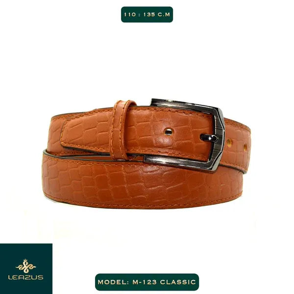 Leather classic belt - M-123
