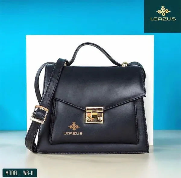 Leather bag for women - Normaldy Black
