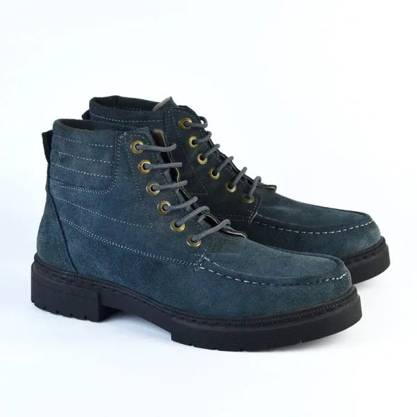 Suede Bold Halfboot - S-8000 Gray