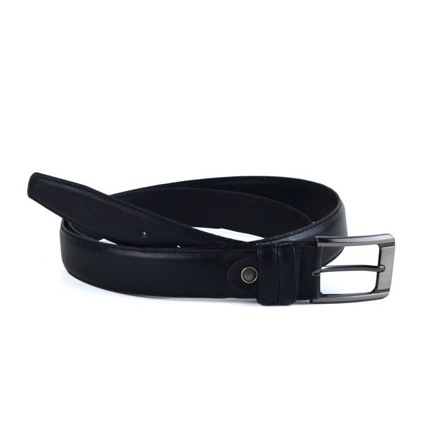 Leather classic belt - B-121 BLAC