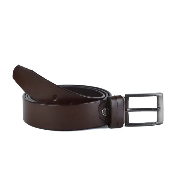 Leather Casual belt - CASUAL BROWN