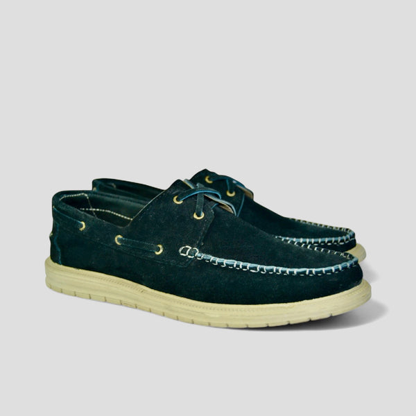 Suede Spagu Shoes - Black
