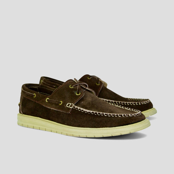 Suede Spagu Shoes - Dark Brown