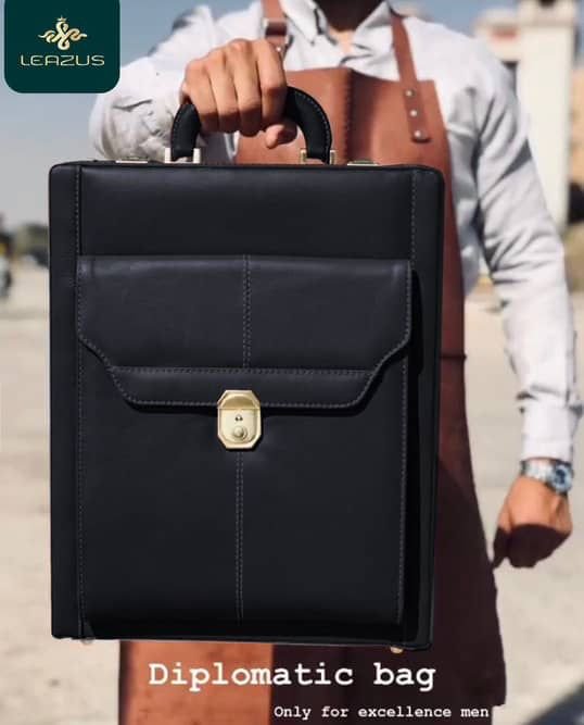 Leather classic Black - Bag men
