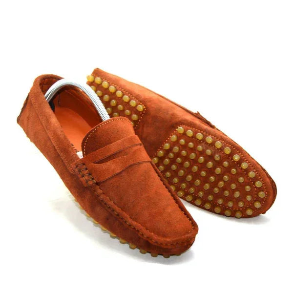 LEATHER MOCCASIN SHOES - M200 HAVAN