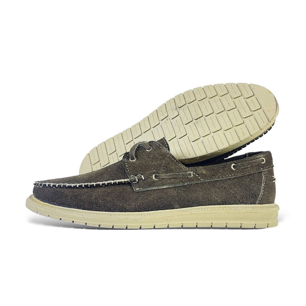 Suede Casual Shoes - S-SPAGU Olive