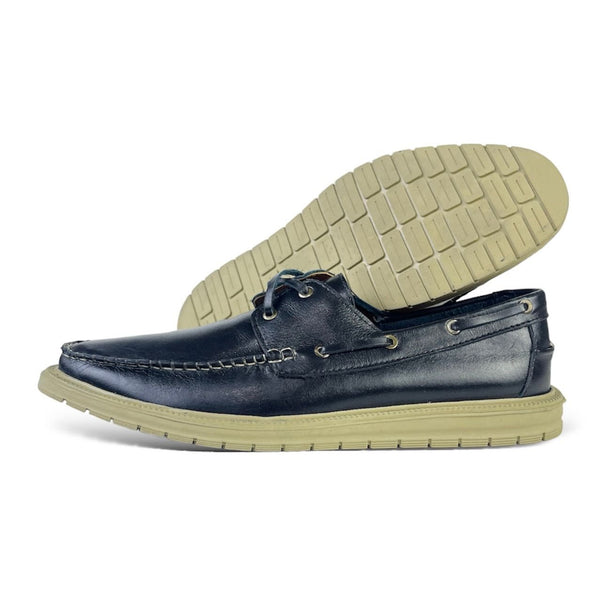 Leather Casual Shoes - SPAGU Black