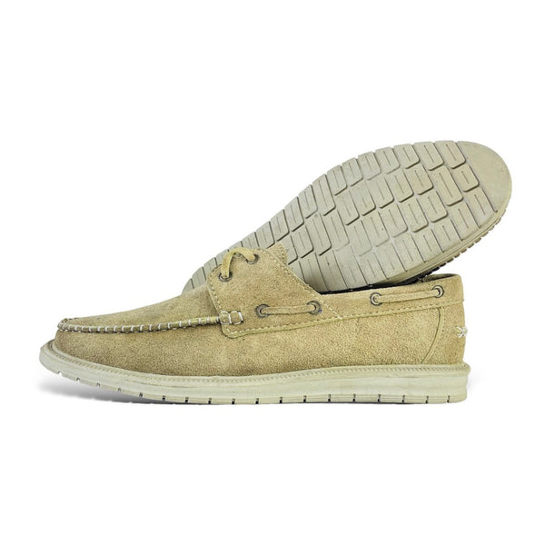 Leather Suede Casual Shoes - S-SPAGU BEIGE