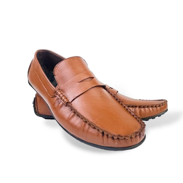 Leather Mocassin Shoes - M-201 Havan