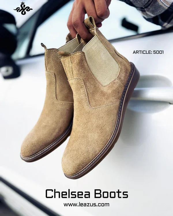 CHELSEA BOOT - S-5001 BEIGE