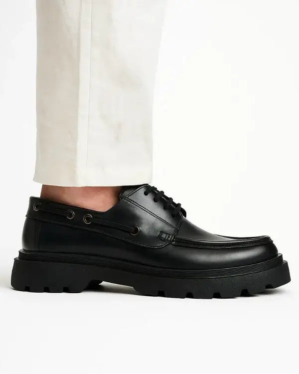 Leazus Maximo Shoes- Black