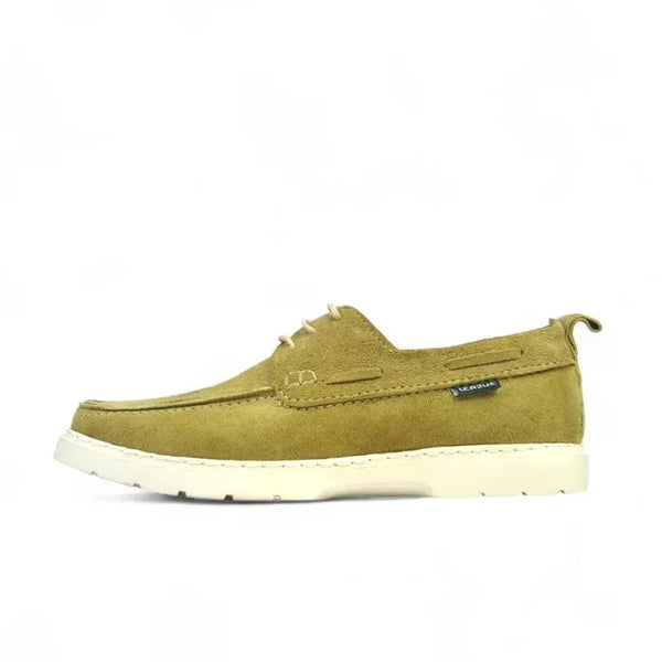 Leather Boat Shoes - S-Beige