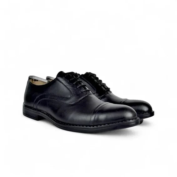 Cap-Toe Derby - Black