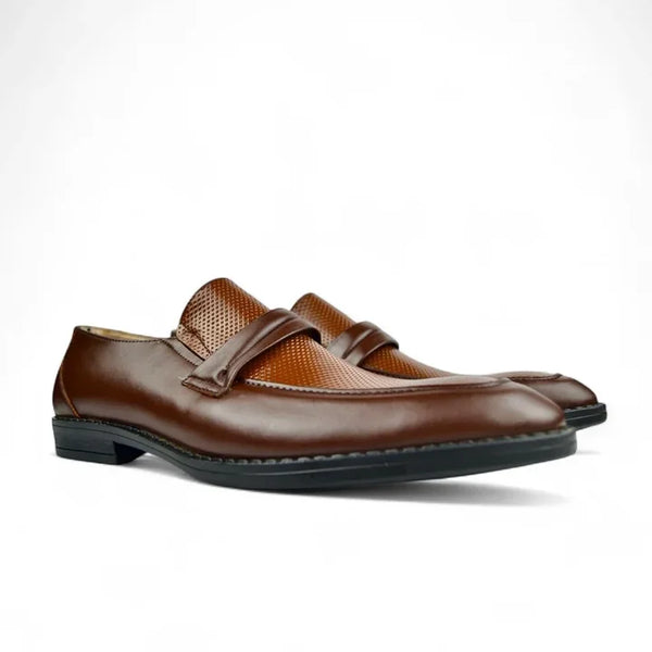 Two-Tone Loafer - Brown