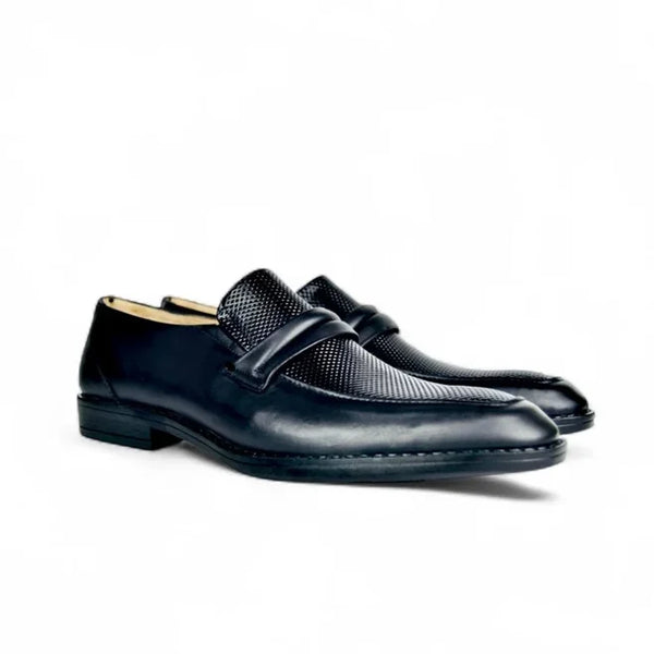 Two-Tone Loafer - Black