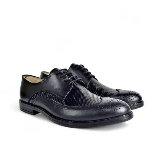 Two-Tone Oxford Brogue - Black