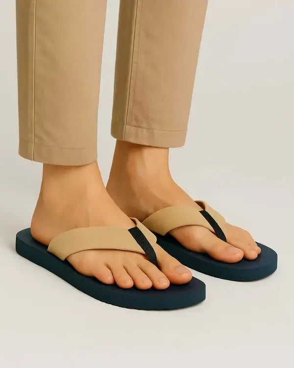 Leather SnapToe - Beige