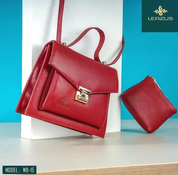Leather bag for women - Normaldy Red