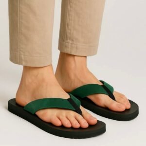 Leather SnapToe - Olive Green