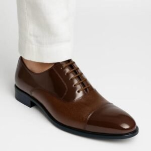 Vernis Derby shoes - MS-503 Brown